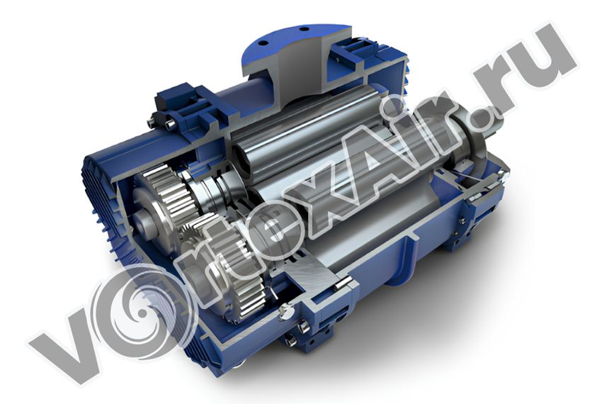 Купить промышленную роторную воздуходувку