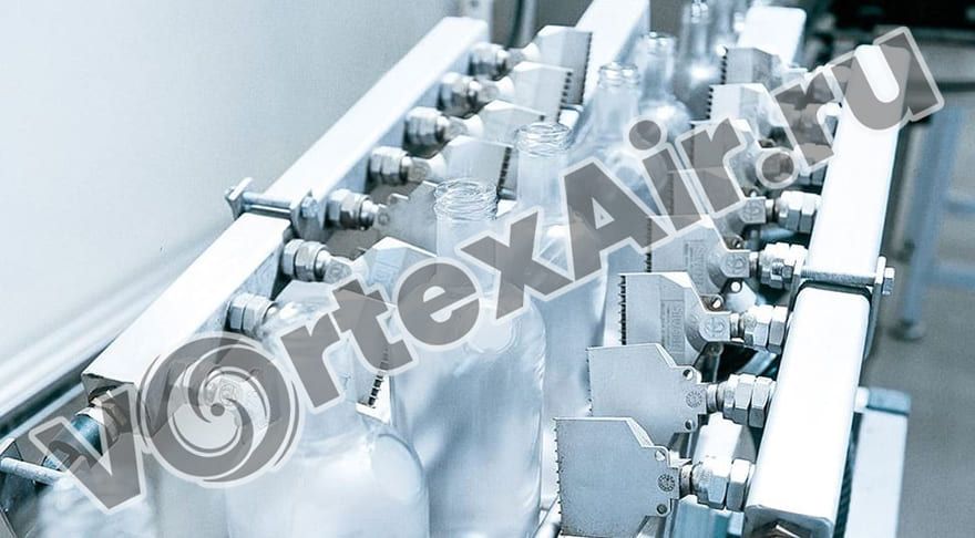 Вихревые воздуходувки для сушки флаконов в фармацевтической промышленности