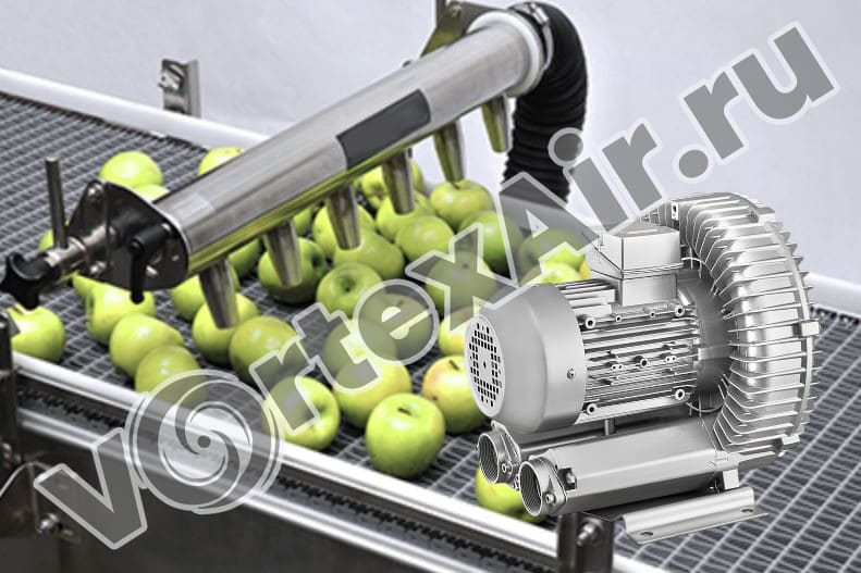 Промышленные воздуходувки для сушки овощей и фруктов, воздушные ножи, комплектующие