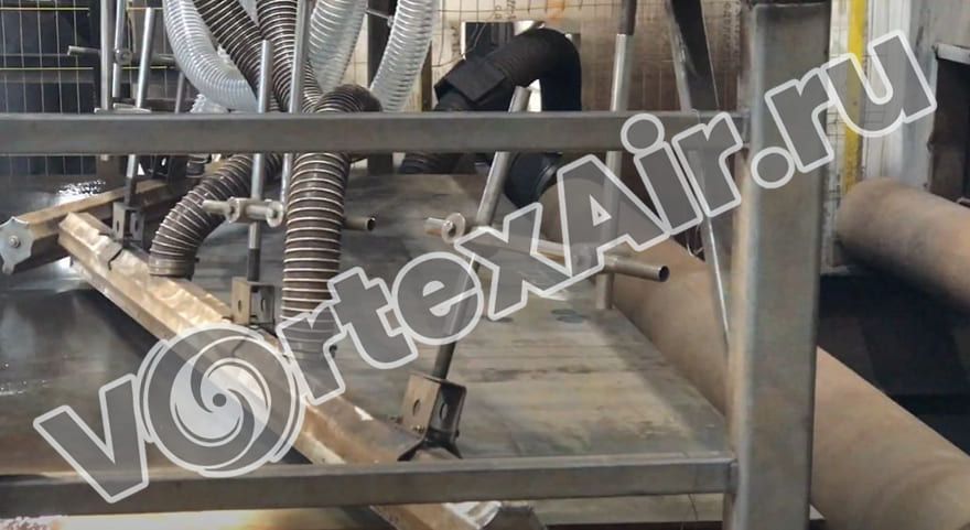 Сушка стальных листов вихревыми воздуходувками