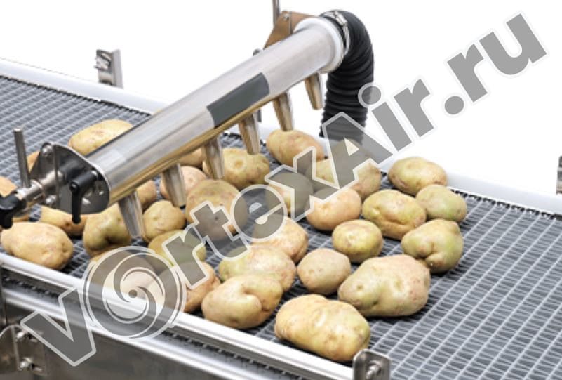 Промышленные воздуходувки для сушки овощей и фруктов, воздушные ножи, комплектующие
