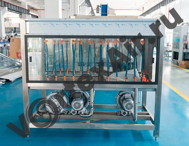 Воздуходувки для сушки картонной упаковки с полиэтиленовым слоем