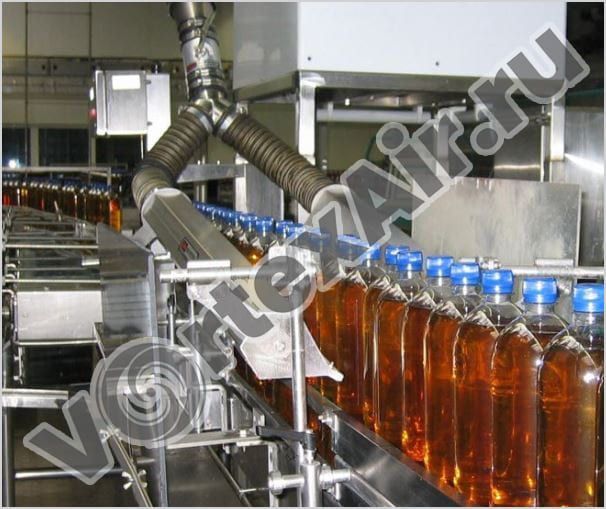 Системы сушки тары. Поставка оборудования для осушения воздухом банок, бутылок и упаковки