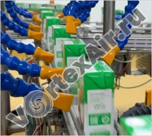 Системы сушки тары. Поставка оборудования для осушения воздухом банок, бутылок и упаковки