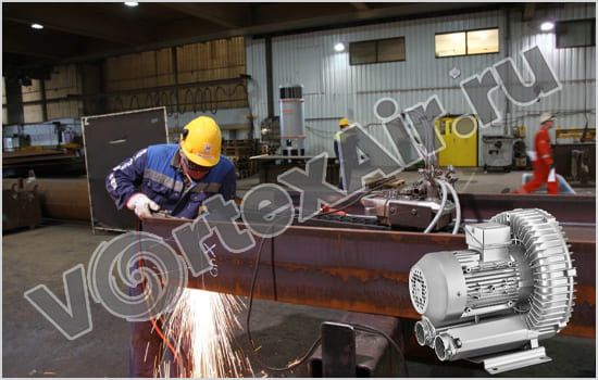 Вихревые воздуходувки для сварки — удаление дыма, охлаждение и вентиляция