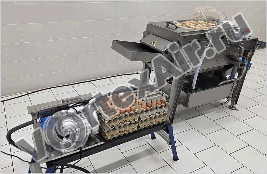 Вихревые воздуходувки для подъема и транспортировки яиц 